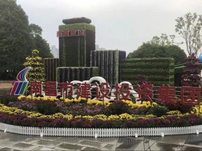 以菊为媒 以花为介 展现服务城市与发展之宗旨——市ok138cn太阳集团古天乐集团参展南昌市第三十四届菊花展